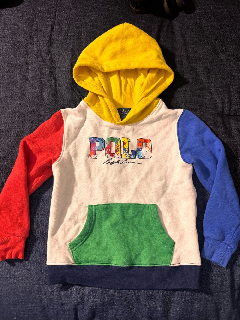 Polo by Ralph Lauren Kids Multicolor Colorblock Hooded Sweatshirt